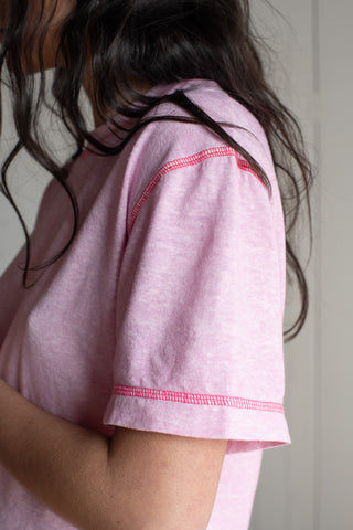 Hemp Rover Tee Pink