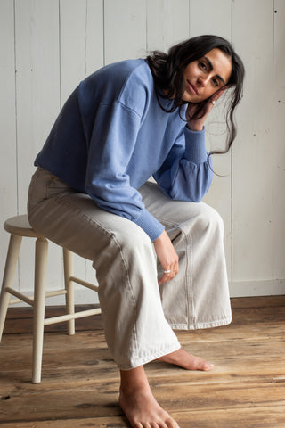 Hemp Cloud Sweater Indigo