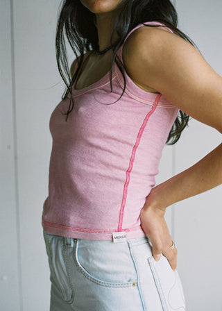 Hemp Breeze Tank Top Pink