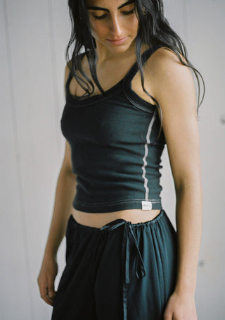 Hemp Breeze Tank Top Coal