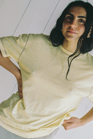 Hemp Rover Tee Yellow